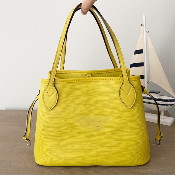 💛SINCHED💛 Louis Vuitton Yellow Epi Neverfull PM! - Picture 2 of 10